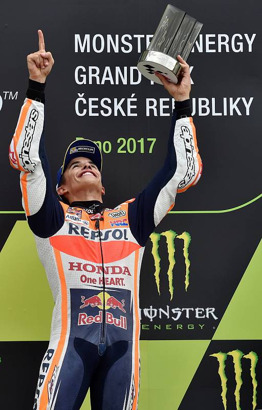 Monster Energy Grand Prix České republiky 2017, Moto GP - vítěz Marc Márquez.