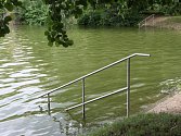 Brněnská přehrada ve čtvrtek 19. července 2018.