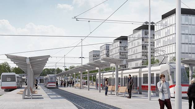 Nová tramvajová trať má propojit brněnské městské části Starý Lískovec a Bohunice do roku 2022.