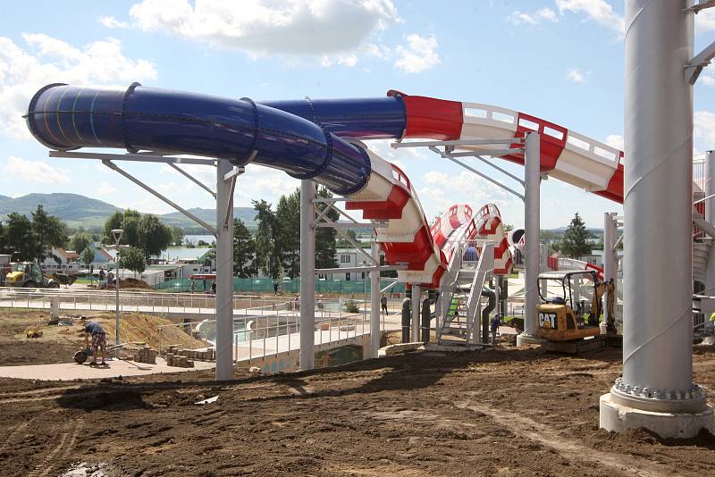 Pasohlávky 30.6.2020 - zprovoznění unikátního tobogánu High Five v Aqualandu Moravia