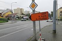 Úsek silnice v ulici Štursova zůstane uzavřený i v září.