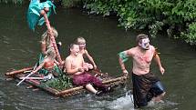 Festival Překročme řeku na černovickém nábřeží v Brně u řeky Svitavy.