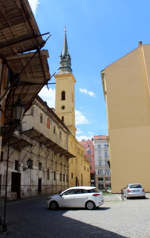 Římské náměstí a Františkánská ulice v Brně.