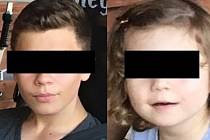 Policisté pátrali po čtrnáctiletém chlapci a jeho dvouleté sestře. Obě děti nakonec vypátrala maďarská policie na letišti v Budapešti.