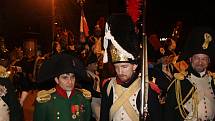 Francouzský císař Napoleon prošel se svým vojskem v sobotu v podvečer historickým centrem Brna.