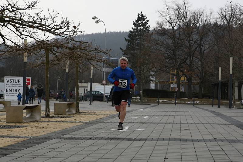 Desítky otužilých nadšenců se účastnily kryathlonu na Olympijském festivalu v Brně.