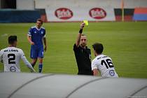 FORTUNA:NÁRODNÍ LIGA: Vyšehrad - Líšeň (bílé dresy) 1:1.