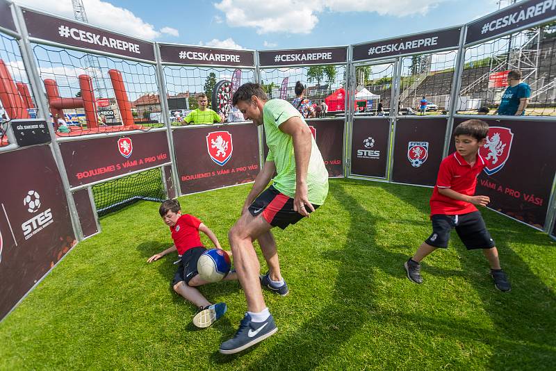 Stadion v Srbské ulici hostil Fotbalové slavnosti.