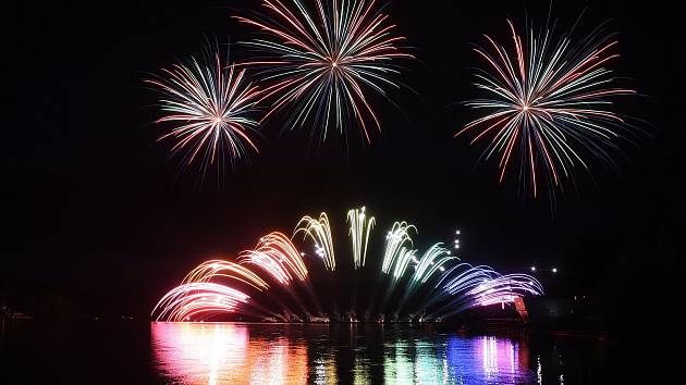 Ohňostroje festivalu Ignis Brunensis.