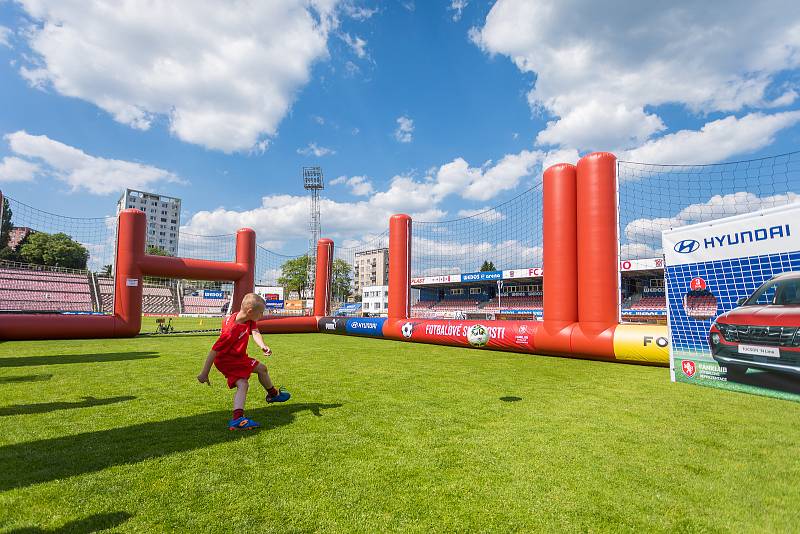 Stadion v Srbské ulici hostil Fotbalové slavnosti.