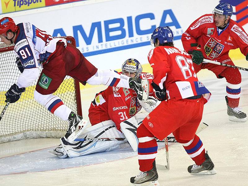 Vladimir Tarasenko vyrovnává na 1:1.