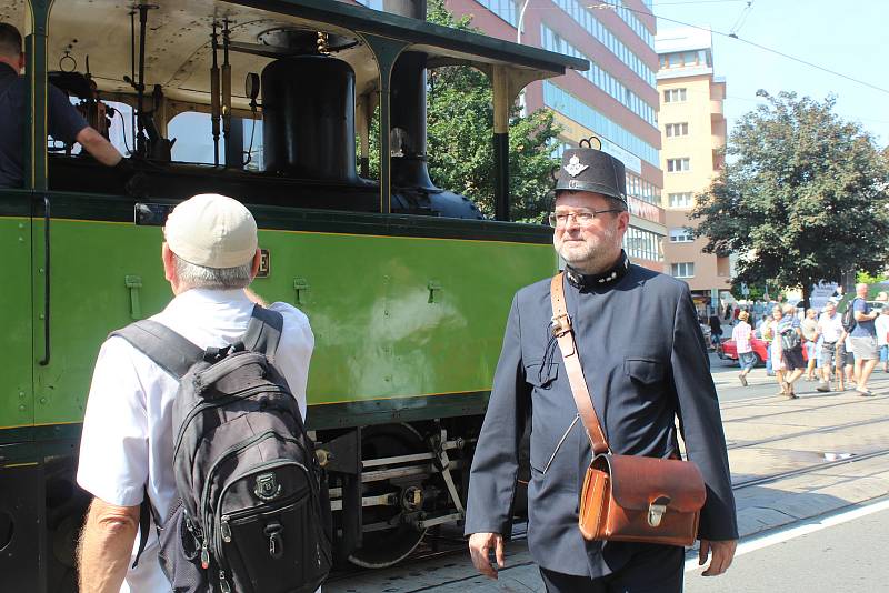 Oslavy 150 let brněnské městské hromadné dopravy.