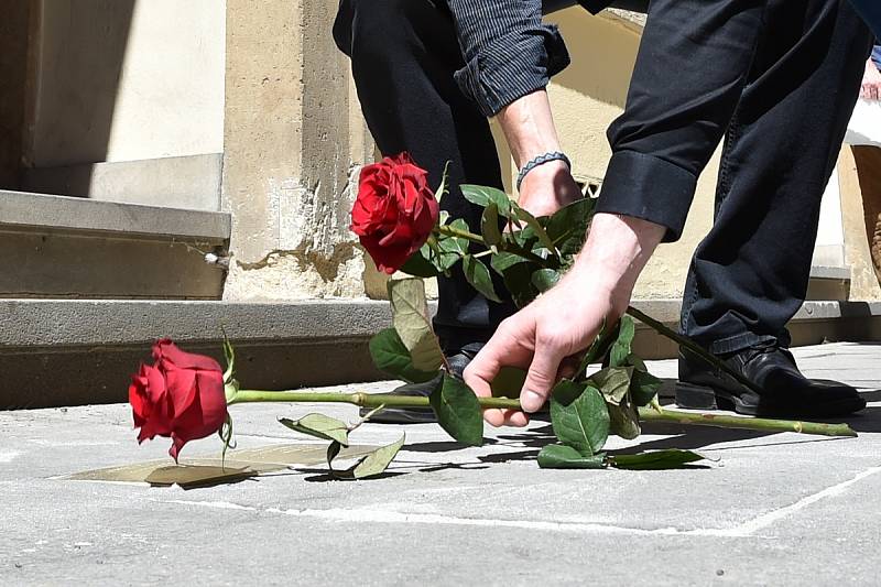 Takzvané kameny zmizelých v neděli odpoledne zástupci Sokola I. a brněnské Židovské obce položili na památku devíti lidí v několika brněnských ulicích. 