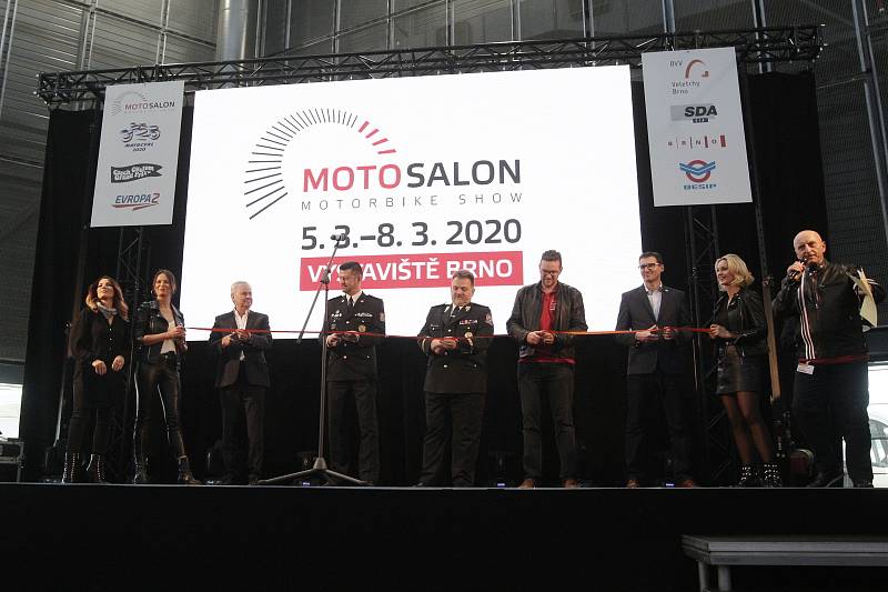 Brno 5.3.2020 - zahájení Motosalonu 2020 na BVV