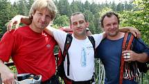 Skálu u propasti Macocha v Moravském krasu ve čtvrtek zdolal třiatřicetiletý horolezec Jan Říha.