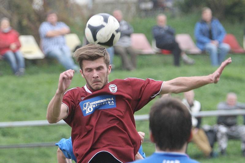 Sparta Brno (v rudém) versus Bosonohy.