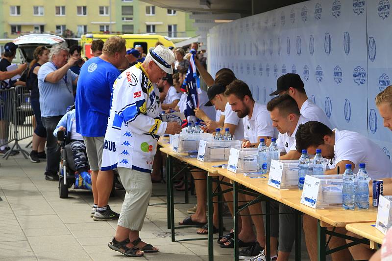 Kometa Brno exhibice s vicemistry hokejové extraligy z roku 2012