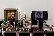 Pohřeb Karla Holomka  v Brně.