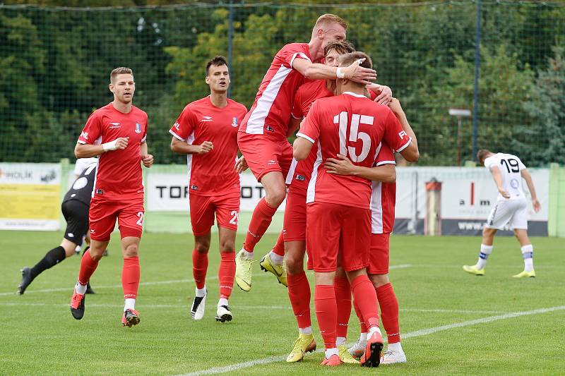 29.8.2020 - domácí SK Líšeň v bílém proti FK Blansko