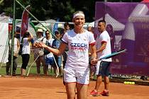 Lucie Šafářová se od konce roku 2019 účastnila pouze tenisových exhibicí, nyní si zahraje ostrý soutěžní zápas.