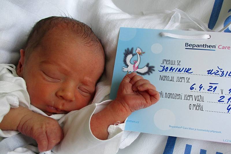 Dominik Uždil, 6. 4. 2021, Novosedly, Nemocnice Břeclav, 2180 g, 44 cm