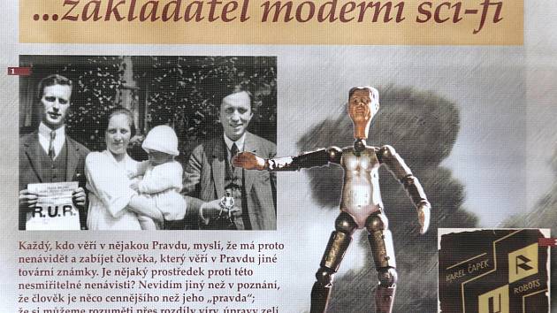 OBRAZEM: Život Karla Čapka i robotů představuje putovní výstava - Brněnský  deník