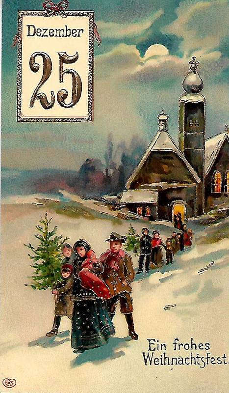 Poslat nebo obdržet vánoční pohlednici byl pro odesílatele i adresáta malý svátek.