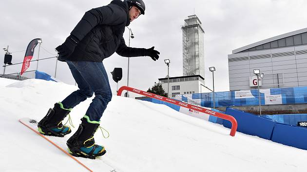 Olympijský festival v areálu brněnské výstaviště - na snímku brněnský olympionik v šermu Alexander Choupenitch.