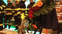 Pietním aktem uctili brněští hasiči své tragicky zemřelé kolegy.