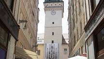 Zakrytý portál Staré radnice v Brně.