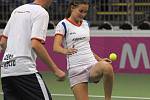 Tenistky se těší na Fed Cup, nálada v týmu je super. Trénink