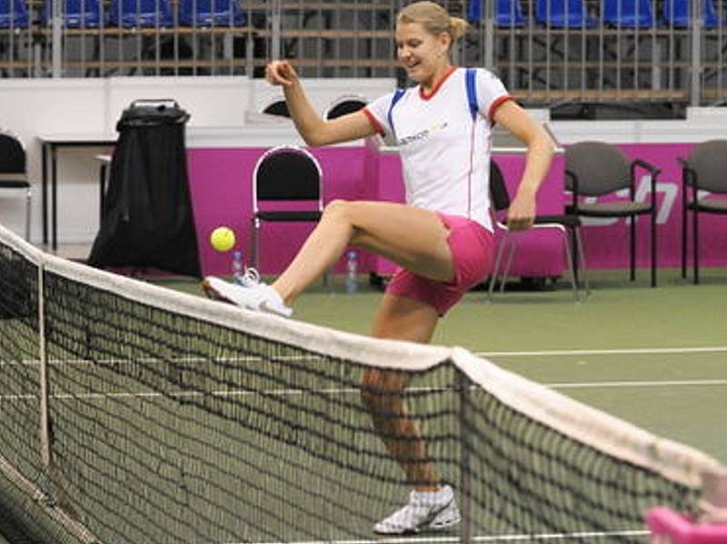 Tenistky se těší na Fed Cup, nálada v týmu je super. Trénink