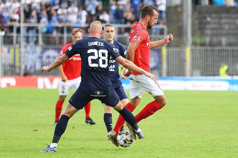 Fotbalisté Zbrojovky Brno remizovali v úvodním klání FORTUNA:LIGY se Slováckem 2:2. Foto: Petr Nečas