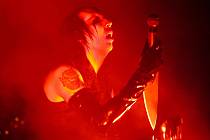 Zpěvák Marilyn Manson.