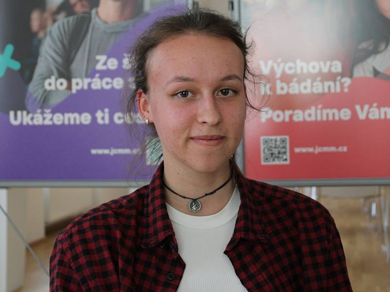 Studentka brněnského gymnázia v Řečkovicích Alice Milotová.
