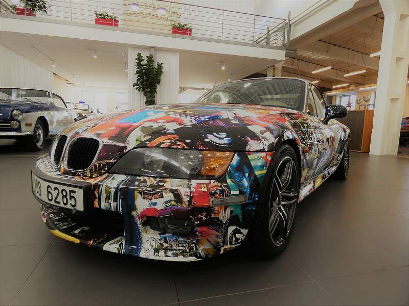 Prohlídka muzeam BMW v Brně.