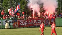 11.6.2020 - 22 kolo F:NL mezi domácí SK Líšeň v bílém proti FC Zbrojovka Brno
