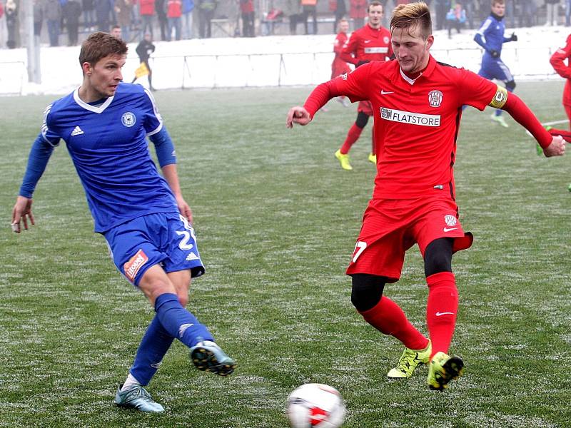 Zimní Tipsport liga. Brněnská Zbrojovka remizovala remizoval se Sigmou Olomouc 3:3. 