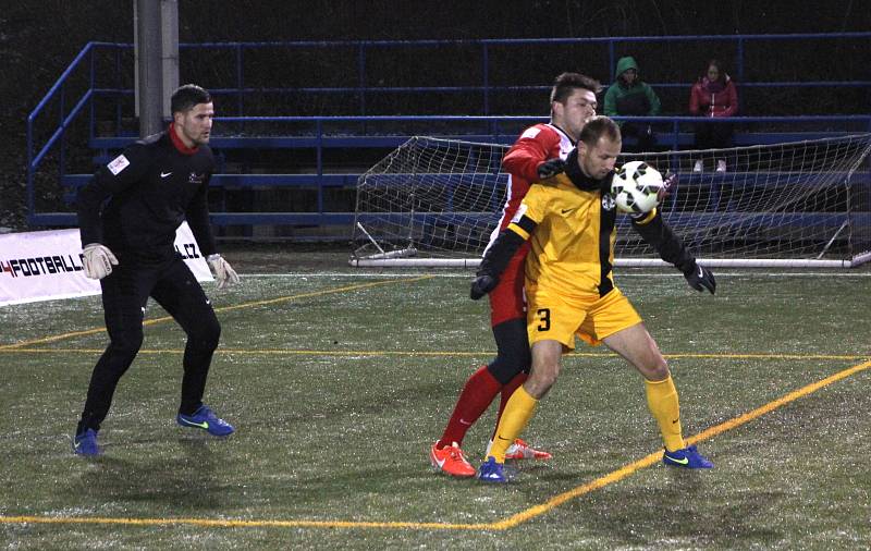 Fotbalisté Blanska v Lize malého fotbalu porazili Brno 7:1.