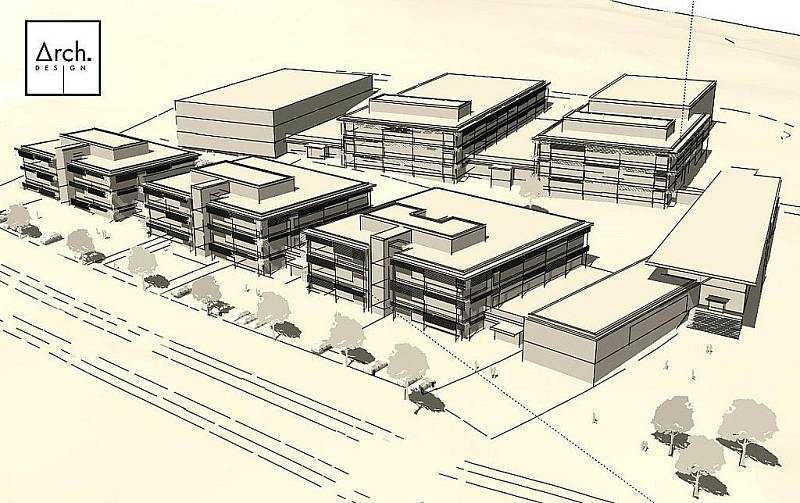 Středoevropský technologický institut CEITEC - areál Pod Palackého vrchem.