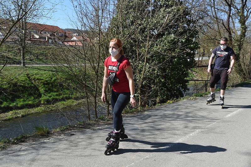 Cyklostezka Bílovice nad Svitavou.