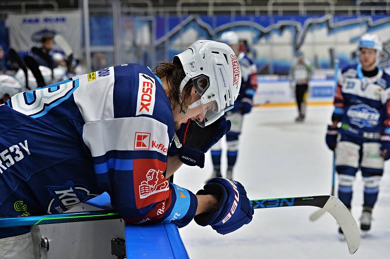 Hokejový zápas mezi brněnskou Kometou a Pardubicemi