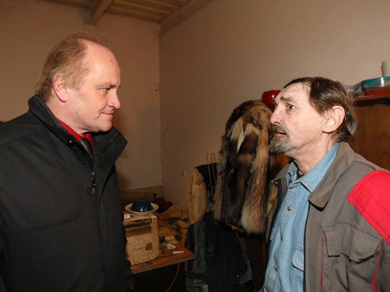 Michael Kocáb navštívil holobyty v brněnské Bratislavské ulici.