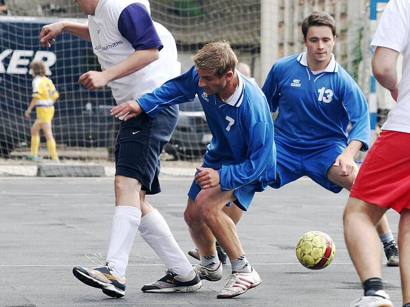 Futsalový turnaj Saňař Cup v Sokolnicích.