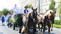 Tradiční strážnické vinobraní i letos lákalo stovky návštěvníků.