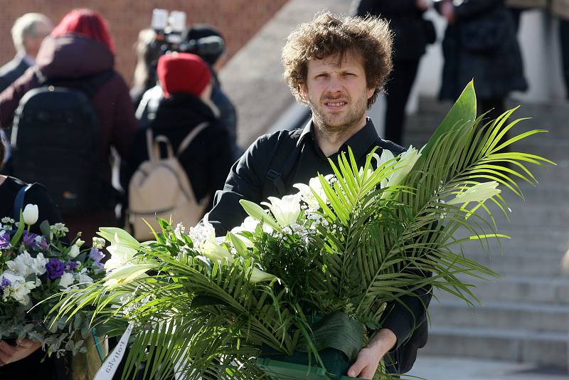 Brno 5.3.2019 - pohřeb Jiřího Pechy na Ústředním hřbitově v Brně - na snímku Matěj Hollan