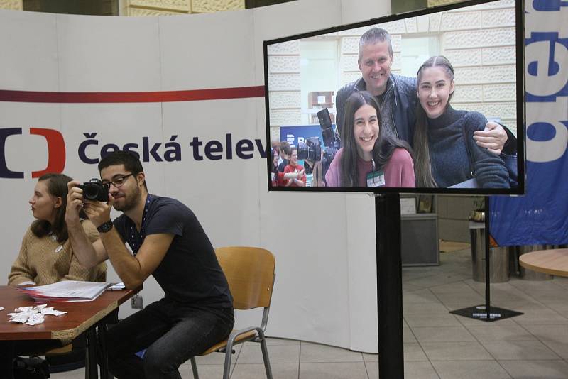 Brněnský deník Rovnost na Multimediálním dni 2018 na Fakultě sociálních studií MU v Brně