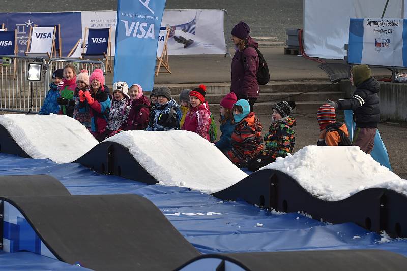 Olympijský festival v areálu brněnského výstaviště.