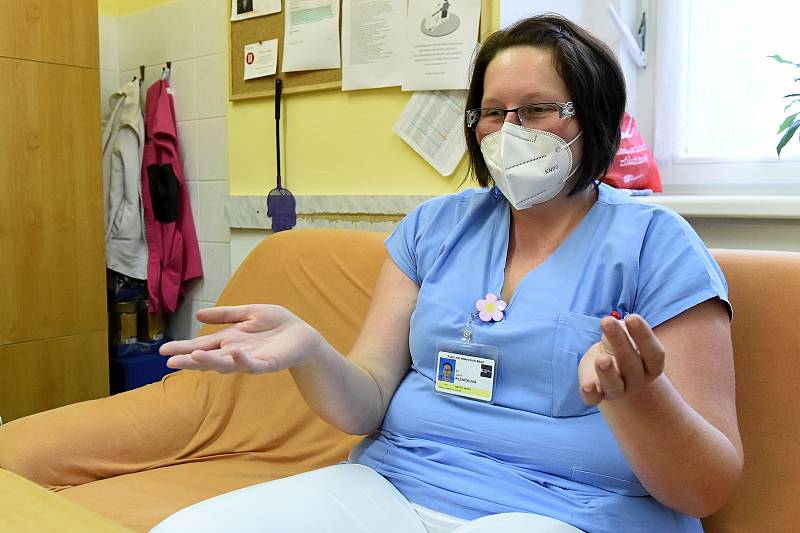Staniční sestra z kliniky infekčních chorob z FN Brno Bohunice Jana Řezníčková.