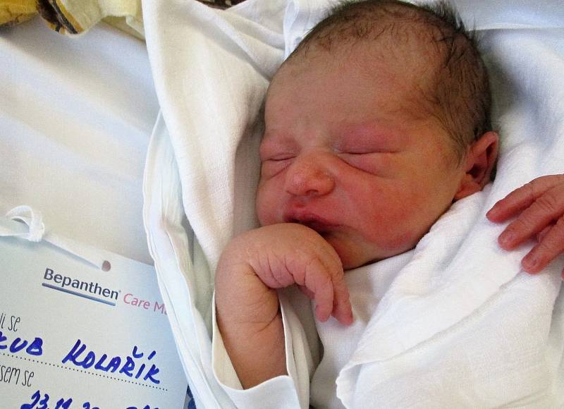 Jakub Kolařík, 23. 11. 2020, 3220 g, 48 cm, Hovorany, Nemocnice Břeclav